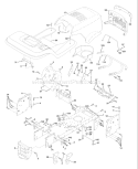 Page A Diagram and Parts List for 150 YTH  954140007E -1998-02 Husqvarna Lawn Tractor