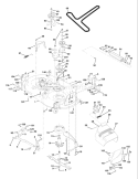 Page G Diagram and Parts List for 150 YTH  954140007E -1998-02 Husqvarna Lawn Tractor