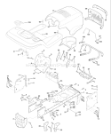 Page A Diagram and Parts List for 150 YTH  954140007J -1999-03 Husqvarna Lawn Tractor