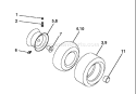 Page J Diagram and Parts List for 150 YTH  954140007J -1999-03 Husqvarna Lawn Tractor