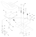 Page H Diagram and Parts List for 150 YTH  954140108B -1999-11 Husqvarna Lawn Tractor