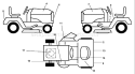 Part Location Diagram of MK42 Husqvarna Mulcher Plate Kit