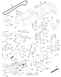 Page C Diagram and Parts List for 150 YTH  954830081A -1995-10 Husqvarna Lawn Tractor