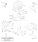 Page E Diagram and Parts List for 150 YTH  954830081A -1995-10 Husqvarna Lawn Tractor