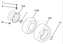 Page K Diagram and Parts List for 150 YTH  HCLTHE -954140007 -1998-03 Husqvarna Lawn Tractor