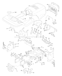 Page A Diagram and Parts List for 150 YTH  HCLTHH -954140007 -1998-10 Husqvarna Lawn Tractor