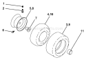 Page K Diagram and Parts List for 150 YTH  HCLTHH -954140007 -1998-10 Husqvarna Lawn Tractor