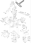Page F Diagram and Parts List for 150 YTH  HCLTHJ -954140007 -1999-03 Husqvarna Lawn Tractor