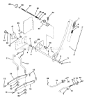 Page G Diagram and Parts List for 150 YTH  HCYTHB -954880011 -1996-01 Husqvarna Lawn Tractor