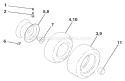 Page J Diagram and Parts List for 1542 YTH  YTHK  A -954568526 -2002-01 Husqvarna Lawn Tractor