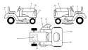 Page B Diagram and Parts List for 1542 YTH  YTHK  A -954568526 -2002-01 Husqvarna Lawn Tractor