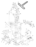 Page F Diagram and Parts List for 1542 YTH  YTHK  A -954568526 -2002-01 Husqvarna Lawn Tractor