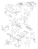 Part Location Diagram of 532169470 Husqvarna Fender