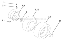 Page J Diagram and Parts List for 1542 YTH  YTHK  B -954568526 -2002-02 Husqvarna Lawn Tractor