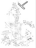 Page F Diagram and Parts List for 1542 YTH  YTHK  B -954568526 -2002-02 Husqvarna Lawn Tractor