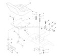 Page H Diagram and Parts List for 1542A YTH  954567048 -2000-11 Husqvarna Lawn Tractor