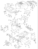 Page A Diagram and Parts List for 1542C YTH  954567048 -2001-04 Husqvarna Lawn Tractor