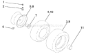 Page J Diagram and Parts List for 1542C YTH  954567048 -2001-04 Husqvarna Lawn Tractor