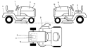 Page B Diagram and Parts List for 1542C YTH  954567048 -2001-04 Husqvarna Lawn Tractor