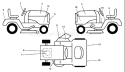 Page B Diagram and Parts List for 1542D YTH  954567048 -2001-11 Husqvarna Lawn Tractor