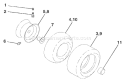 Page J Diagram and Parts List for 1542E YTH  954567048 -2001-12 Husqvarna Lawn Tractor