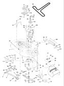 Page F Diagram and Parts List for 1542E YTH  954567048 -2001-12 Husqvarna Lawn Tractor