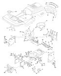 Page A Diagram and Parts List for 1542XPB YTH  954567253 -2001-11 Husqvarna Lawn Tractor