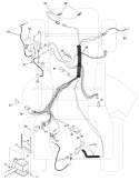 Page D Diagram and Parts List for 1542XPD YTH  954567253 -2001-12 Husqvarna Lawn Tractor