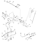 Page G Diagram and Parts List for 1542XPD YTH  954567253 -2001-12 Husqvarna Lawn Tractor