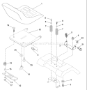 Page H Diagram and Parts List for 1542XPD YTH  954567253 -2001-12 Husqvarna Lawn Tractor