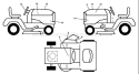 Page B Diagram and Parts List for 1542XPT YTH  96043000601 -2006-06 Husqvarna Lawn Tractor
