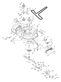 Page F Diagram and Parts List for 1542XPT YTH  96043000601 -2006-06 Husqvarna Lawn Tractor