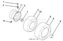 Page J Diagram and Parts List for 1542XPT YTH  96043000603 -2008-01 Husqvarna Lawn Tractor