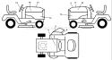 Page B Diagram and Parts List for 1542XPT YTH  96043000603 -2008-01 Husqvarna Lawn Tractor