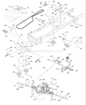 Page C Diagram and Parts List for 1542XPT YTH  96043000604 -2008-01 Husqvarna Lawn Tractor