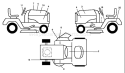 Page B Diagram and Parts List for 1542XP YTH  96013000101 -2005-01 Husqvarna Lawn Tractor
