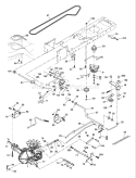 Page C Diagram and Parts List for 1542XP YTH  96013000101 -2005-01 Husqvarna Lawn Tractor