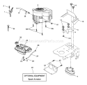 Page E Diagram and Parts List for 1542XP YTH  96013000101 -2005-01 Husqvarna Lawn Tractor
