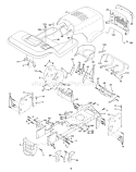 Page A Diagram and Parts List for 160 YTH  1997-11 Husqvarna Lawn Tractor