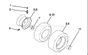 Page K Diagram and Parts List for 160 YTH  1997-11 Husqvarna Lawn Tractor