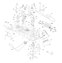Page F Diagram and Parts List for 1746 YTH  YTHK  A -954568533 -2002-01 Husqvarna Lawn Tractor