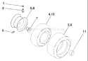 Page J Diagram and Parts List for 1746A YTH  954567055 -2000-11 Husqvarna Lawn Tractor