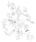 Part Location Diagram of 532176549 Husqvarna Mower Serv 46"
