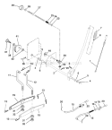 Page G Diagram and Parts List for 1746A YTH  954567055 -2000-11 Husqvarna Lawn Tractor