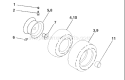 Page J Diagram and Parts List for 1746B YTH  954567055 -2001-01 Husqvarna Lawn Tractor