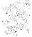 Page A Diagram and Parts List for 180 YTH  1997-12 Husqvarna Lawn Tractor