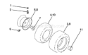 Page K Diagram and Parts List for 180 YTH  1997-12 Husqvarna Lawn Tractor