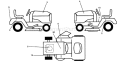 Page B Diagram and Parts List for 180 YTH  1997-12 Husqvarna Lawn Tractor