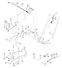 Page H Diagram and Parts List for 180 YTH  1997-12 Husqvarna Lawn Tractor