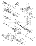 Page J Diagram and Parts List for 180 YTH  954001082A -1994-07 Husqvarna Lawn Tractor